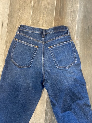 ABERCROMBIE & FITCH ULTRA HIGH RISE THE 90'S STRAIGHT CURVE LOVE JEAN 28 6R NWT - Picture 6 of 6