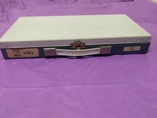 Vintage jul. nov. 1962 Metal SV Slide file w/ slides Smith Victor Corp  1H