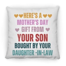Mother's Day Gift From Your Son Bought by Your Daughter-in-Law