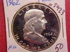 1962 FRANKLIN HALF DOLLAR - CAMEO - PROOF - SEE PICS! - (N5923)