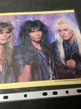 WASP   CHRIS,BLACKIE & JOHNNY  ORIGINAL ADVERT/ POSTER/CLIPPING