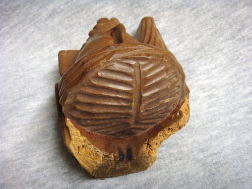 UNIQUE Hand Carved Whittled Wooden Bust of JESUS CHRIST w/Bark On One Side OOAK - Picture 6 of 11