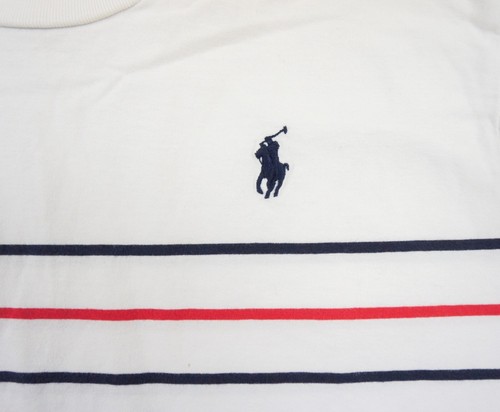 Polo Ralph Lauren Shirt Womens XLarge White Long Sleeve Olympics Team USA Stripe - Picture 3 of 14