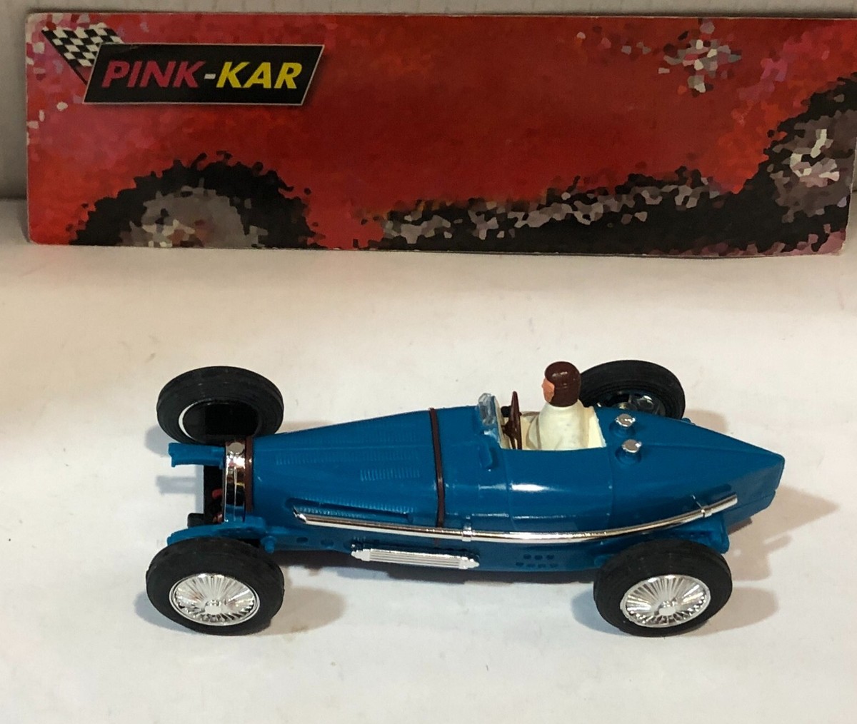 ミニカー『ブガッティ タイプ59　HP230　1933』 Slot Car Pink-Kar CV001 Bugatti Type 59 F1 1933-1936 R