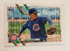 2021 Topps Holiday ADBERT ALZOLAY Base #HW151 Chicago Cubs