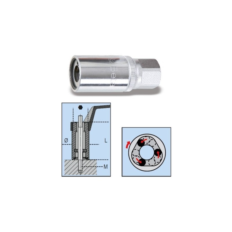 Estrattore a rulli per viti prigioniere BETA 1434 Roller stud extractor