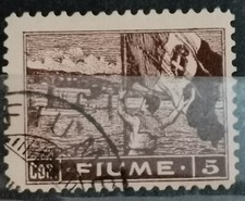 ITALIE FIUME Scott# 42 used 1919