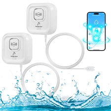 Smart WIFI Water Sensor Flood Leakage Detector Water Level Overflow Alarm Lot US
