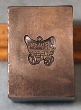 1964 KIWANIS California Shore in 64 Wagon Charm STEEL STAMPING DIE Robbins RB948