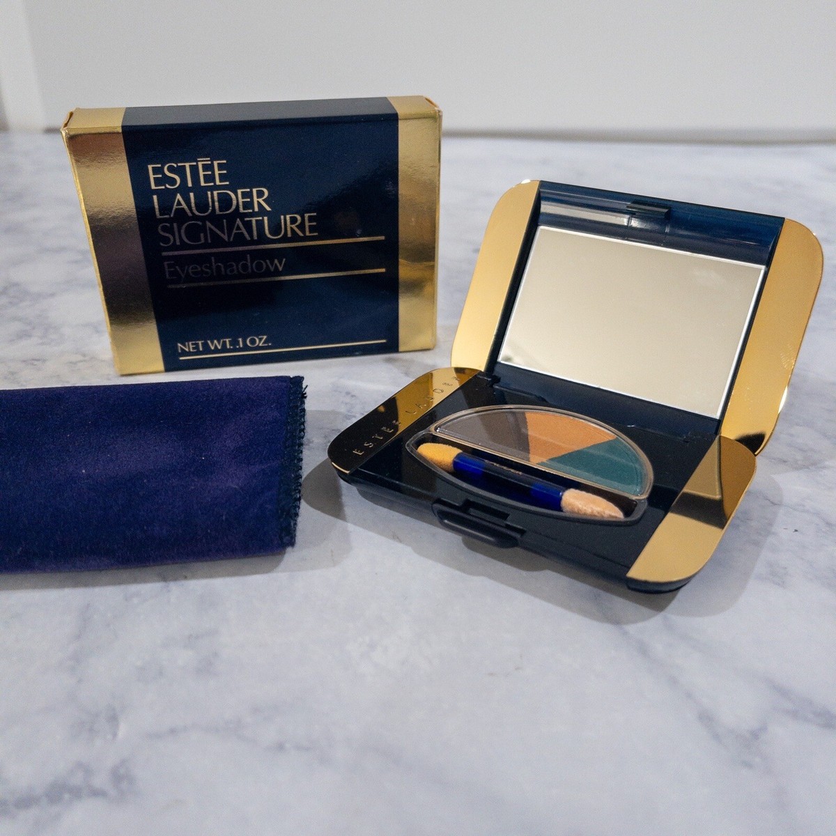 Vintage Estée Lauder Signature Eye Shadow Compact .1oz Triad - NEW