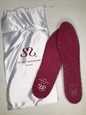 Soto Massini Milano Flat Insoles Skinny Women  s US 11-12, 42H, Pink