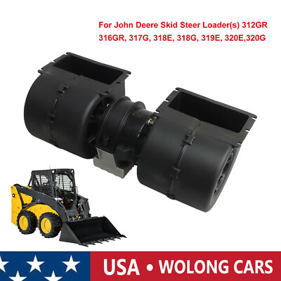 Blower Motor Assembly 12V for John Deere 317G 329E 331G 333E 333G 332E AT441565 