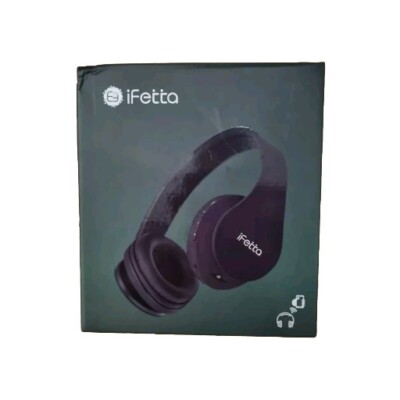 iFett Multi-function 4 in 1 wireless stereo headphone On Ear kabellos schwarz 