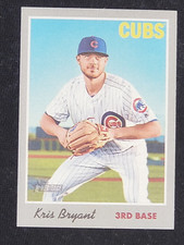 2019 Topps Heritage Kris Bryant 1970 Cloth Stickers  SP #2 Chicago Cubs