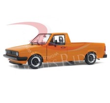 Solido 1:18 Scale Diecast Model Car - 1982 Volkswagen Caddy MK1 (Custom Orange)
