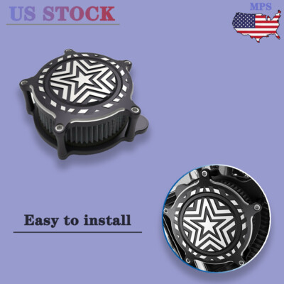 Contrast Cut Air Cleaners Air Filter Fit H-D 2008-16 TOURING Moving Star 