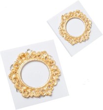 2 Pcs Small Frame Silicone Mold Sugarcraft Cake Decorating Tools Fondant Gomp...