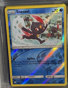 Sneasel 43 236 常见的反向全息口袋妖怪卡 宇宙eclipse Ebay Sneasel 43 236 常见的反向全息口袋妖怪卡 宇宙eclipse Ebay