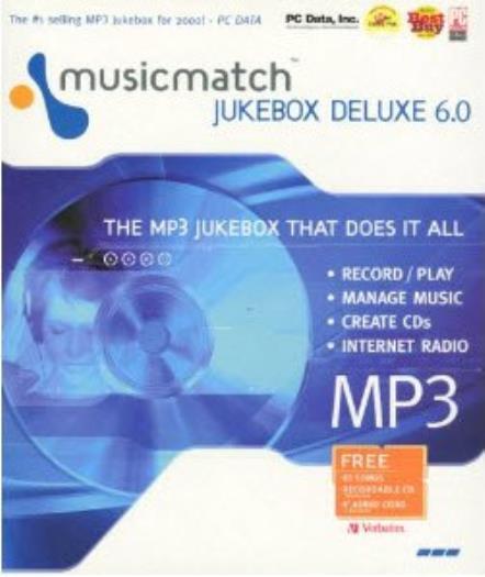 MusicMatch Jukebox 6 Deluxe PC CD manage collection digital mp3 music file songs