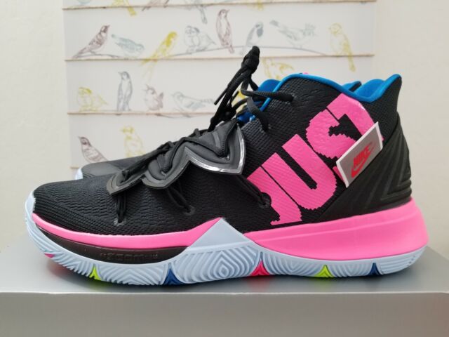 kyrie 5 black volt pink