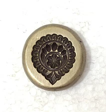 Vintage Bronze Jewelry Die Mold/Mould India Hand Engraved For Jewellery Making