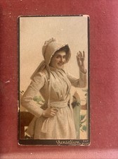 XL 1890 N264-1 USA type card LORILLARD ACTRESSES #16 AGNES MILLER - Plain Back