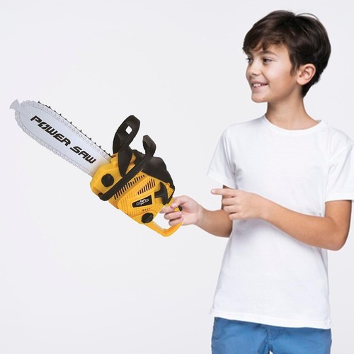Kids Chainsaw Toys Rotating Chain Battery Operated Construction Pretend Play Set - Picture 8 of 12