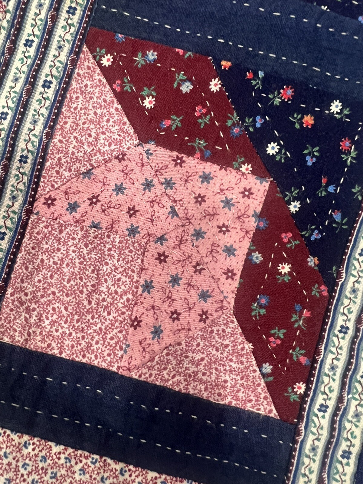 Quilted Patchwork Vintage Prairie Vest - image 7