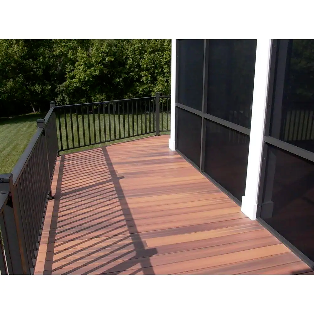 Bronze Screen Room Aluminum Extrusion with Spline Track 95.25" x 2" x