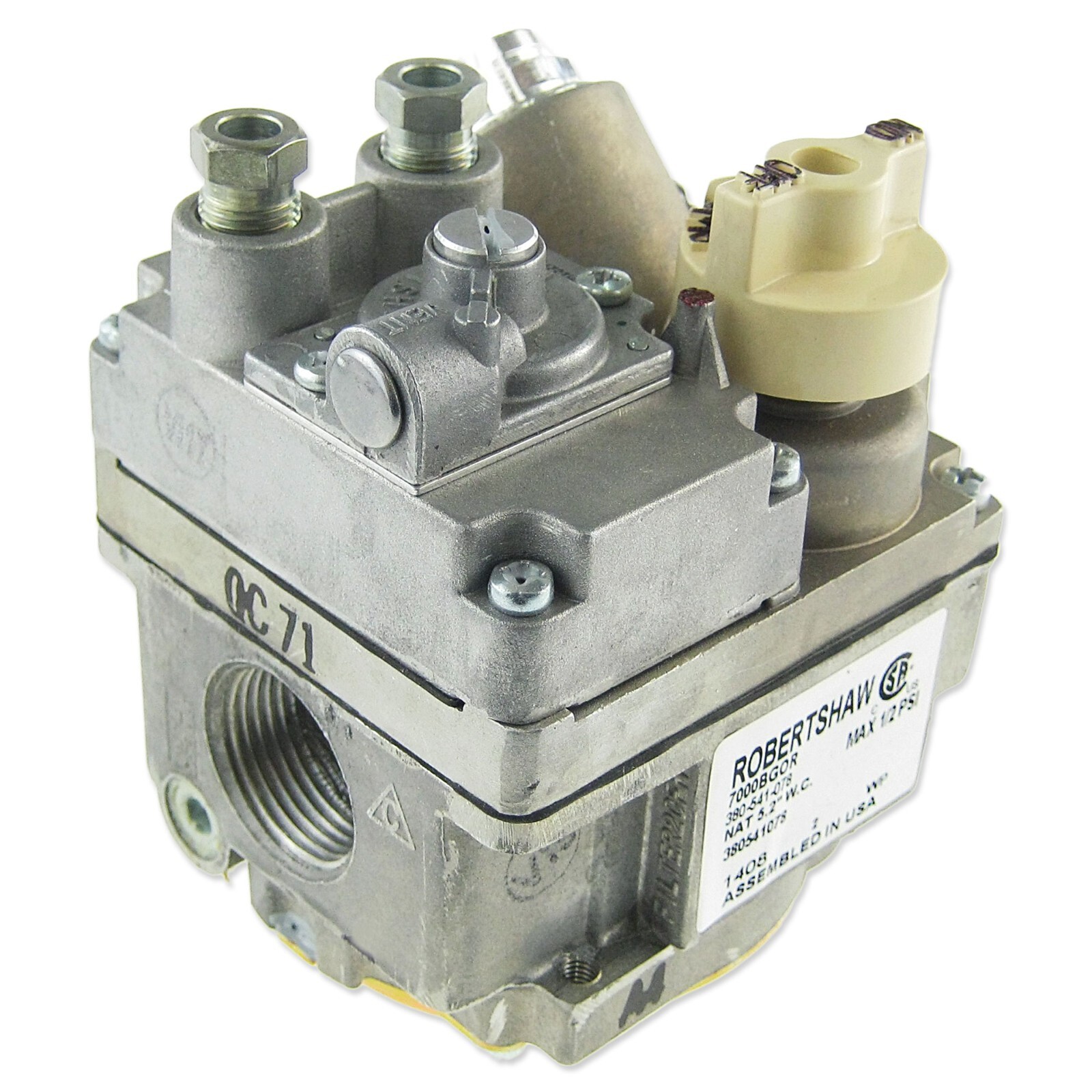 7000BGOR ROBERTSHAW UNITROL GAS VALVE 7000 BGOR GS BLEED TYPE FOR NAT