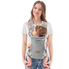 Ergonomic Baby Carrier Newborn Infant Toddler Adjustable Wrap Sling Holder