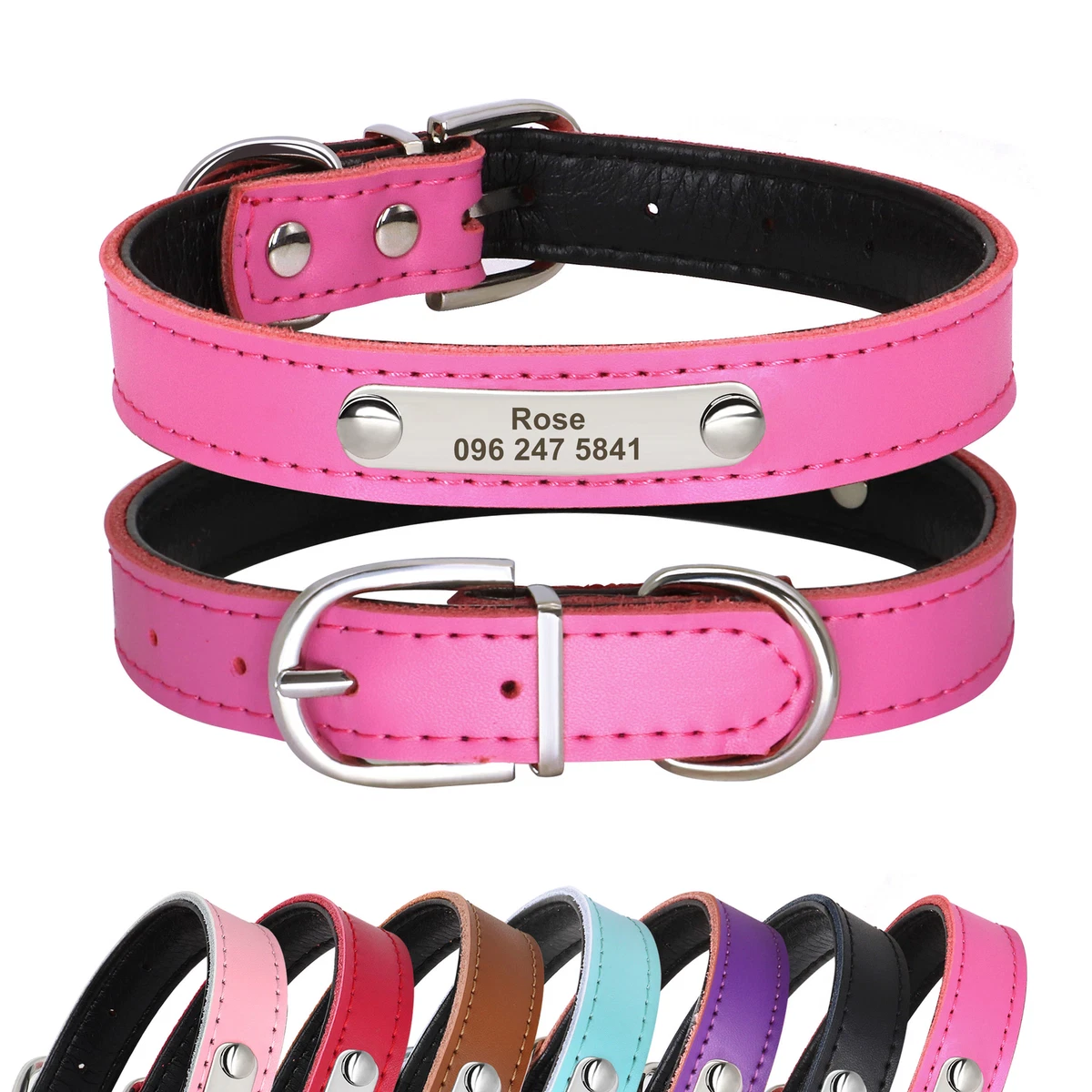 Collare per cani durevole in vera pelle Collana di collari per cani in pelle di alta qualità con punte in metallo resistenti per cani di taglia media e grande Pitbull – acquista Collare per cani durevole in vera pelle Collana di collari per cani in pelle di alta qualità con punte in metallo resistenti per cani di taglia media e grande Pitbull – acquista