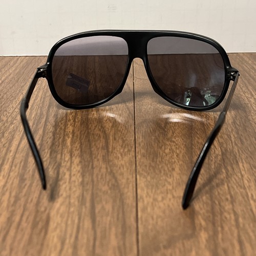 New Vintage 80s ROC Taiwan Aviator Black Frame w/"Turbo/Sports" logo Sunglasses - Picture 8 of 11