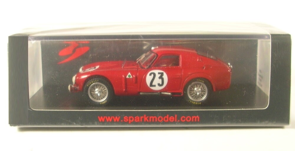スパーク1/43Alfa Romeo 6C 3000 24H LM 1953 Alfa Romeo 6C 3000 CM No.23 24H Le Mans 1953 (K. Kling - F