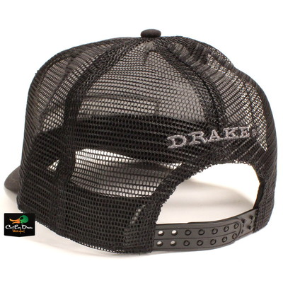 FLAT BILL BALL CAP SNAPBACK HAT BLACK 