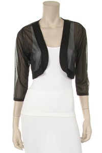sheer bolero jacket