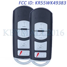 2 KR55WK49383 Smart Remote Key Fob for Mazda 6 2009 2010 2011 2012 2013 315MHz