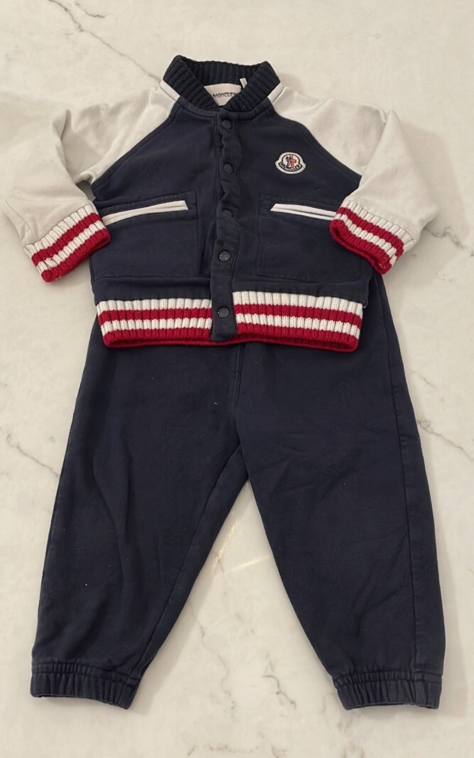 moncler gray tracksuit
