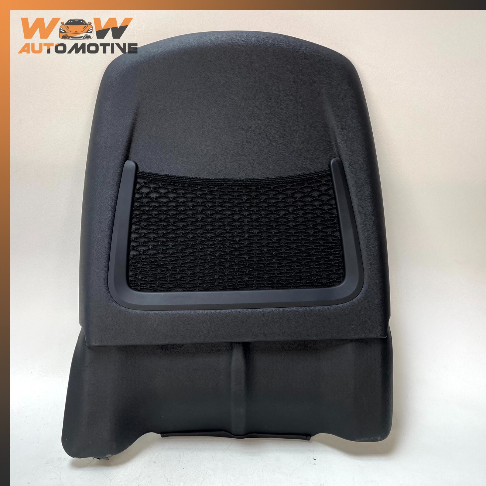 14-17 MASERATI GHIBLI FRONT LEFT DRIVER SIDE SEAT BACK COVER BLACK OEM