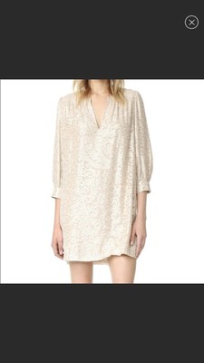 champagne shift dress