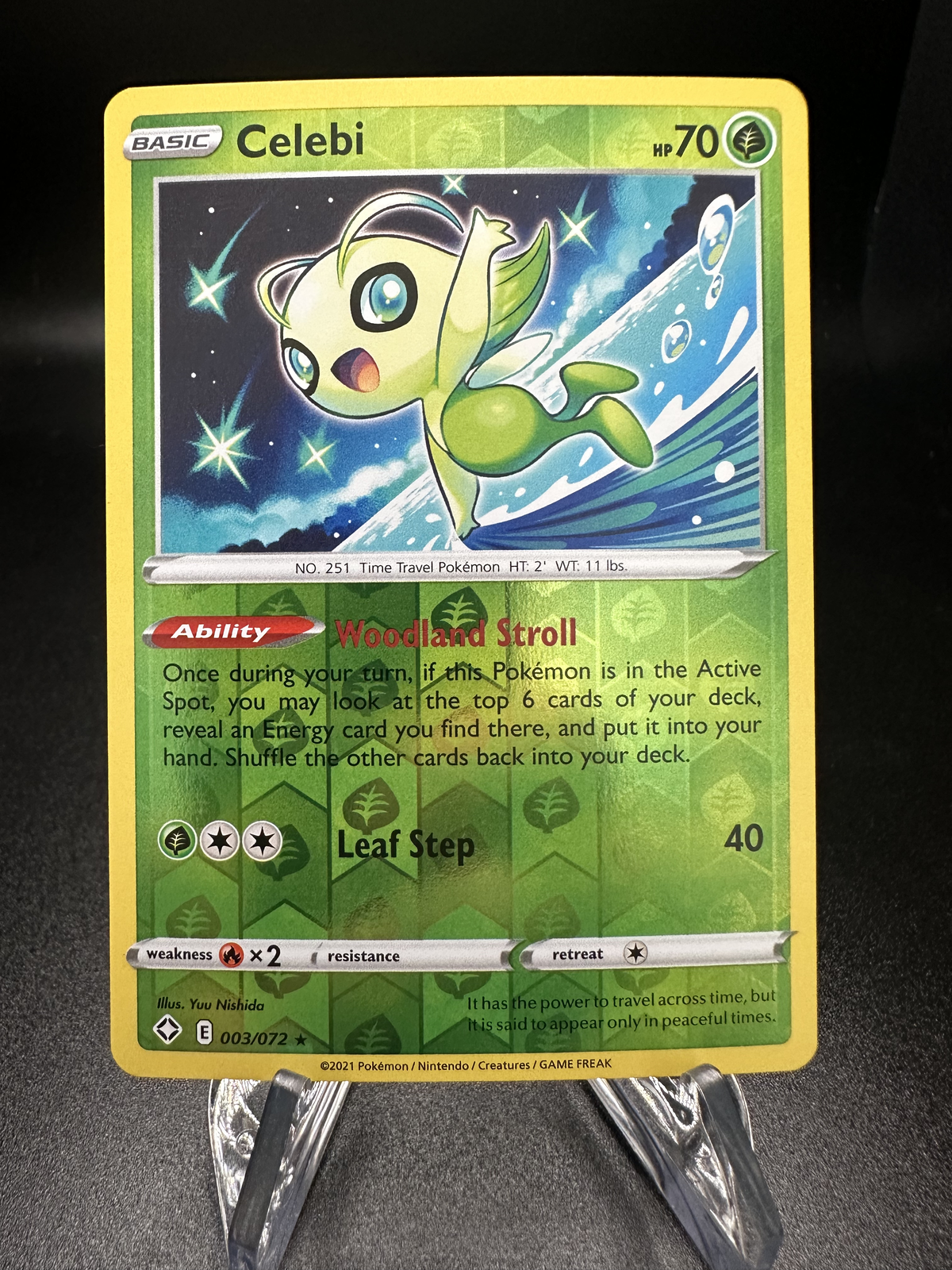 Celebi - Reverse Holo - 003/072 Celestial Storm - Pokémon TCG