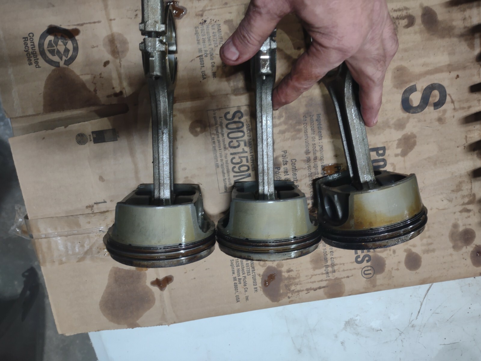 Porsche 996 3.4L Pistons and Connecting Rods 99 - 01 96P21 9961031028R