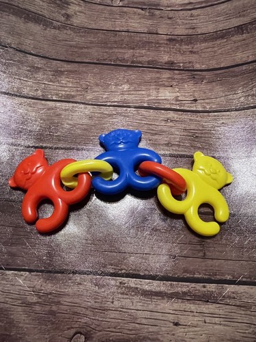 Fun Times Bear Linking Rings Teether Toddler Learning