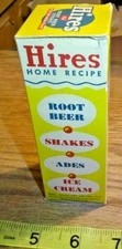 Vintage HIRES Fun At Home Recipe ROOT BEER EXTRACT ONE BOTTLE sealed  In Box