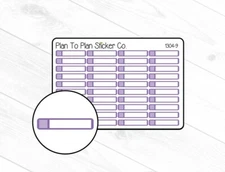 1304-9~~ Little Labels (PURPLE) Planner Stickers.