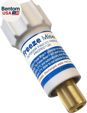 Freeze Miser Outdoor Faucet  Spigot Freeze Protection   Patented Valve Shield,