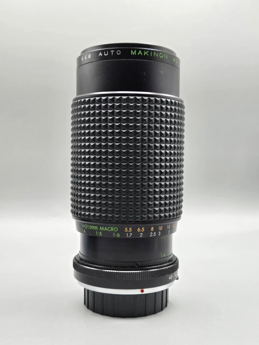 Objectif Zoom Makinon MC 80-200mm F/4.5 - Monture Nikon F - Mise Au Point Manuelle