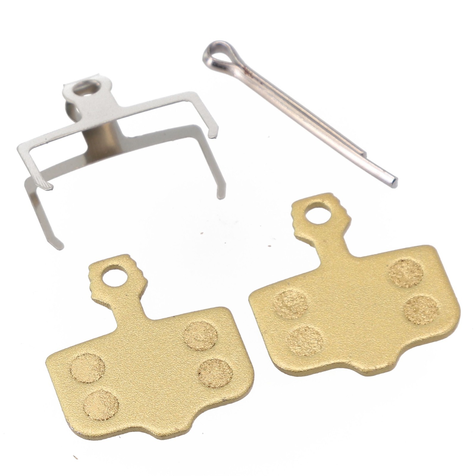 30x17mm Bremsbelagsatz Gold Hitzebeständig Metall Verschleißfestigkeit – Bild 15