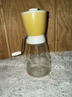 Vintage 1950's-60’s Harvest Gold Nut Grinder With Top by Federal Housewares