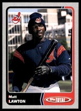Matt Lawton 2003 Topps Total #427 Indians MLB READ FREE SHIPPING AutographDen